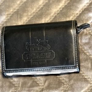 COACH | Leather/Cloth Insignia Wallet